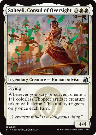 Saheeli Consul of Oversight #203