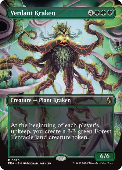 Verdant Kraken Borderless #375