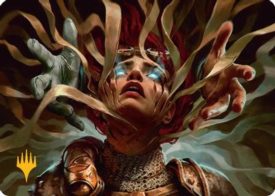 Countersculpt Art Card Gold Stamped