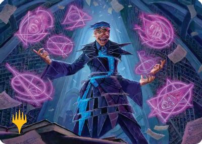 Dark Matter Manipulator Art Card Gold Stamped