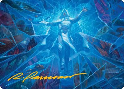Overwrite the Multiverse Art Card Gold Stamped Signature