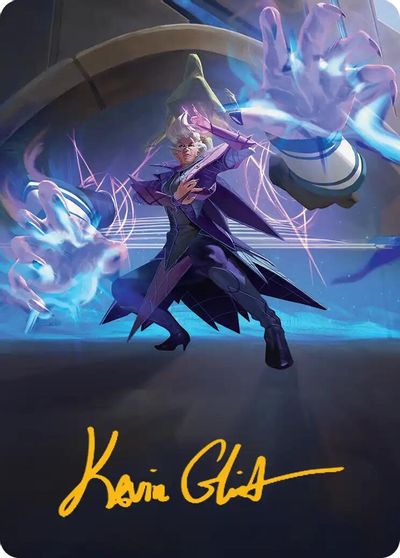 Null Summoner Art Card Gold Stamped Signature