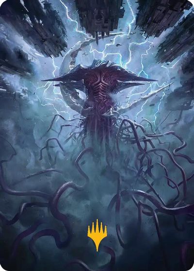 Emrakul the Exigent Doom Art Card Gold Stamped