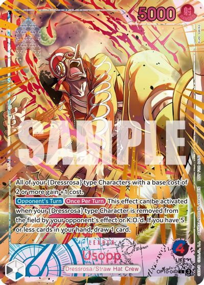 Usopp Flame Flame Fruit Coliseum #OP10-042