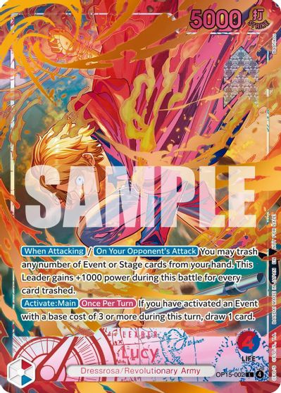Lucy Flame Flame Fruit Coliseum #OP15-002