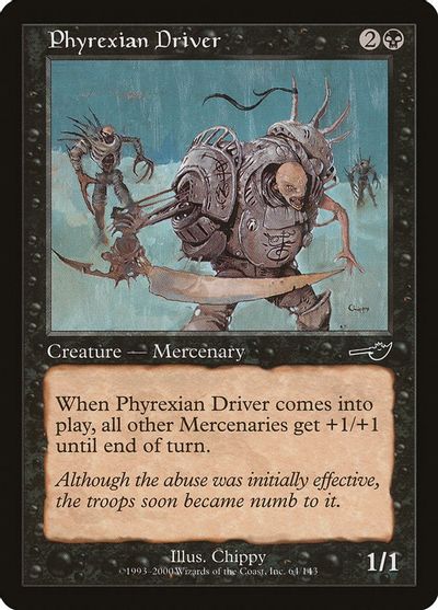 Phyrexian Driver Nemesis Magic The Gathering Tcgplayer Com