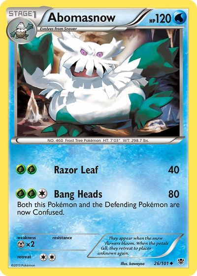 Abomasnow [Reverse Holo] #26
