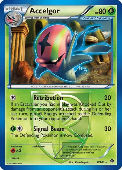 Accelgor [Reverse Holo] #8