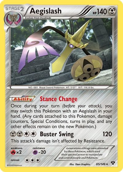 Aegislash [Reverse Holo] #85