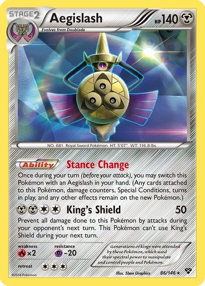 Aegislash [Reverse Holo] #86