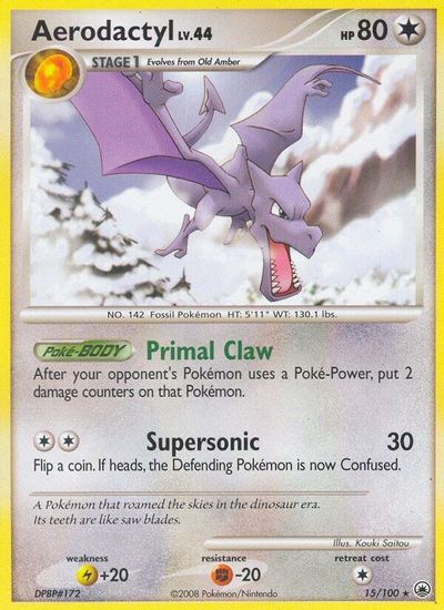 Aerodactyl [Reverse Holo] #15