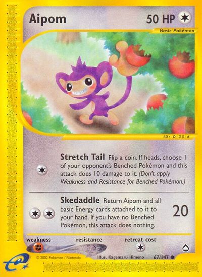 Aipom [Reverse Holo] #67