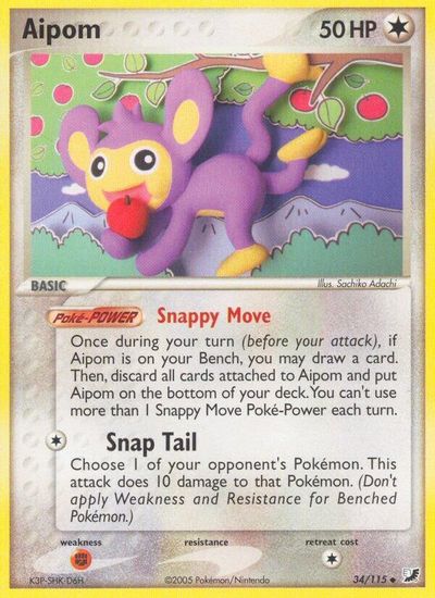 Aipom [Reverse Holo] #34
