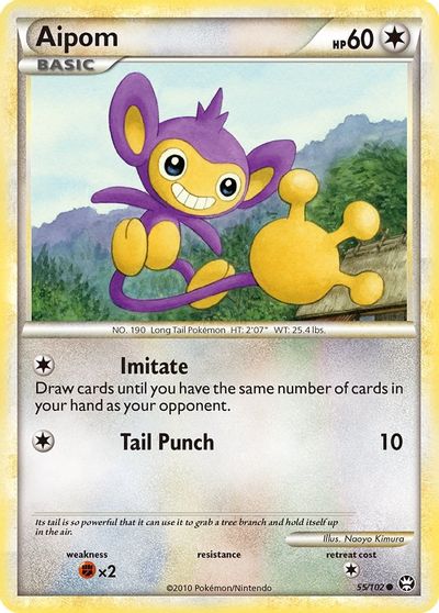 Aipom [Reverse Holo] #55