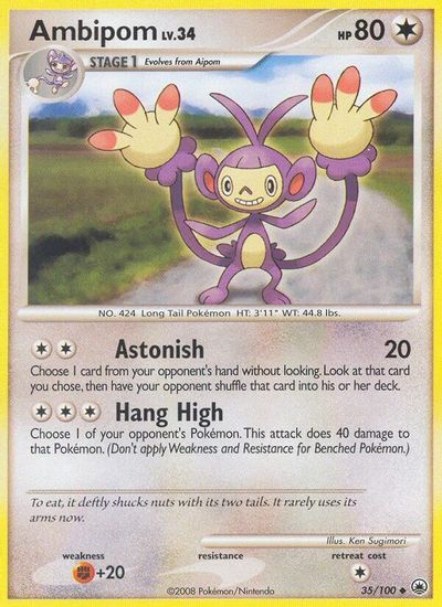 Ambipom [Reverse Holo] #35