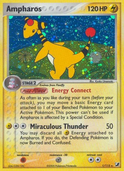 Ampharos [Reverse Holo] #1