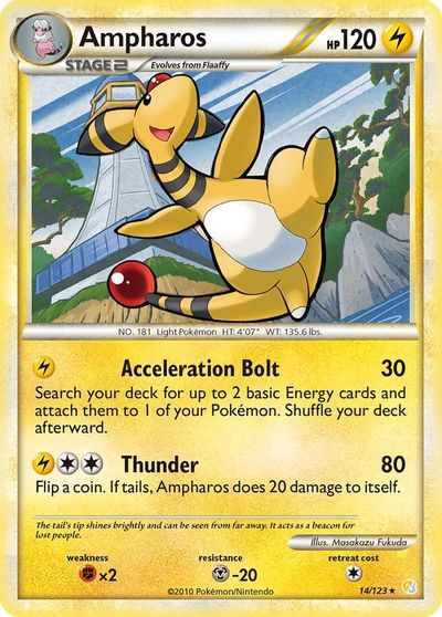 Ampharos [Reverse Holo] #14
