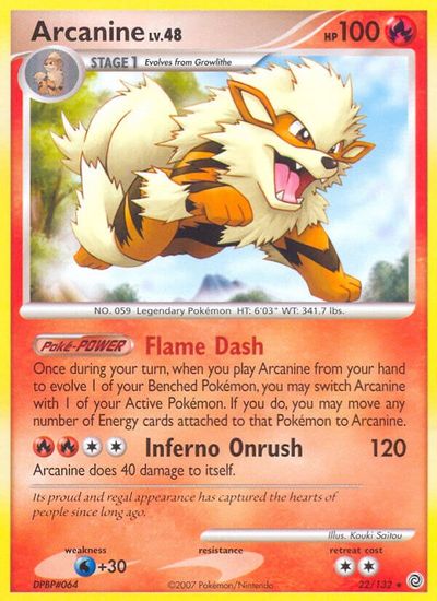 Arcanine [Reverse Holo] #22