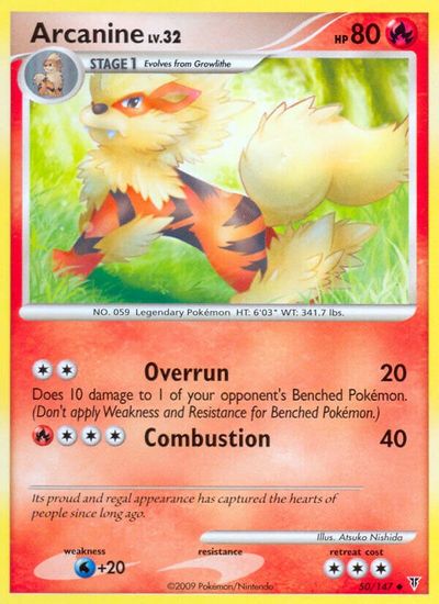 Arcanine [Reverse Holo] #50