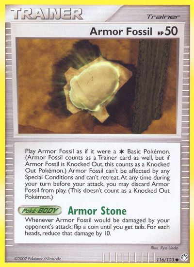 Armor Fossil [Reverse Holo] #116