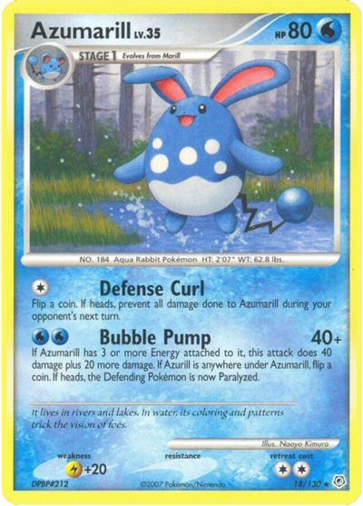 Azumarill [Reverse Holo] #18