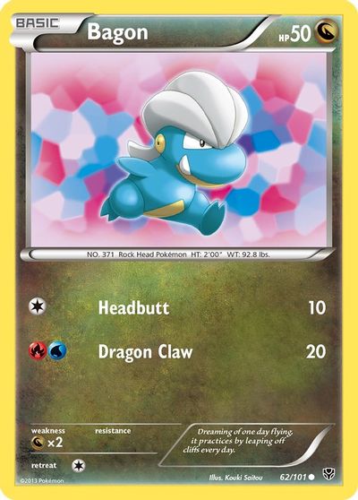 Bagon [Reverse Holo] #62