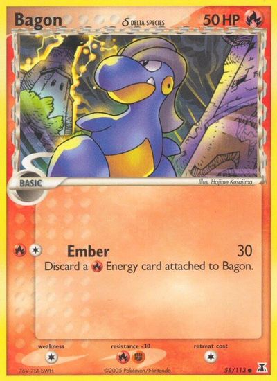 Bagon [Reverse Holo] #58