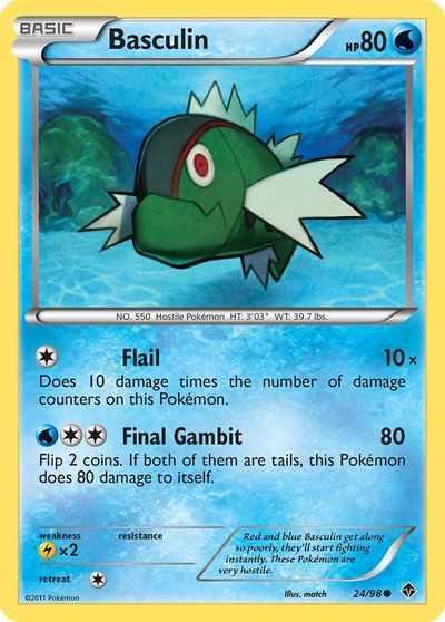 Basculin [Reverse Holo] #24