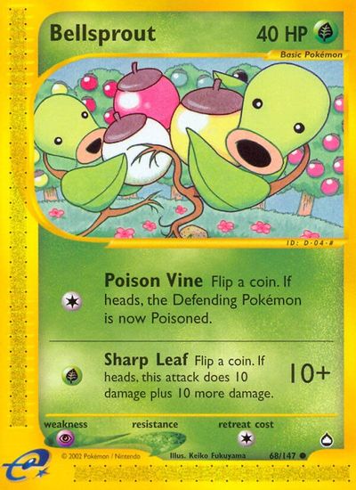 Bellsprout [Reverse Holo] #68