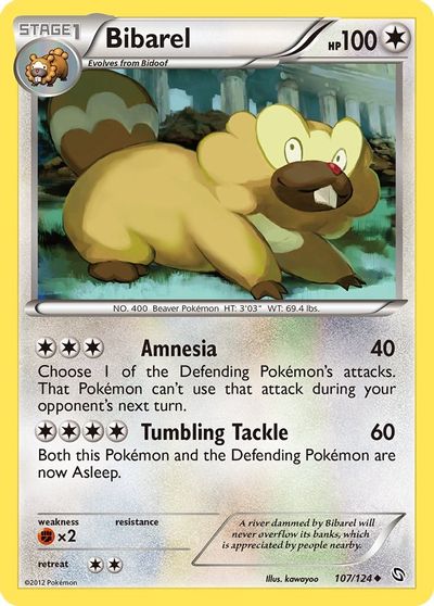 Bibarel [Reverse Holo] #107