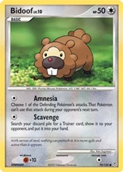 Bidoof [Reverse Holo] #70