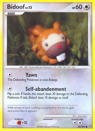 Bidoof [Reverse Holo] #54