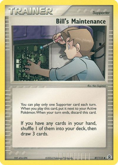 Bill's Maintenance [Reverse Holo] #87