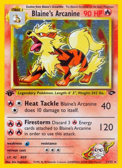 Blaine's Arcanine [1st Edition] #1