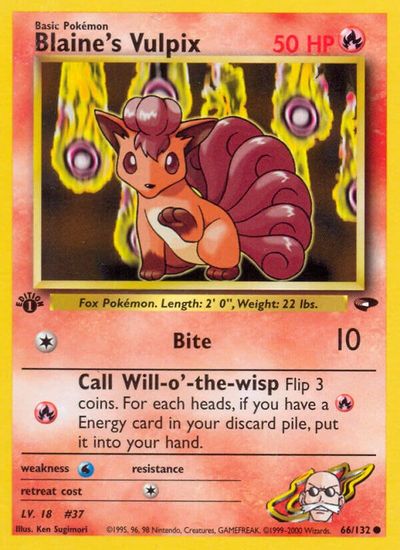 Blaine's Vulpix [1st Edition] #66