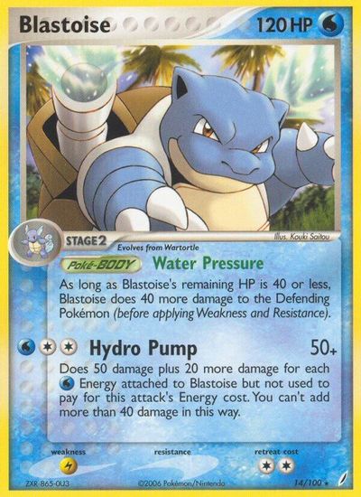 Blastoise [Reverse Holo] #14