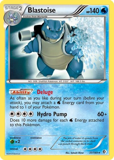 Blastoise [Reverse Holo] #31