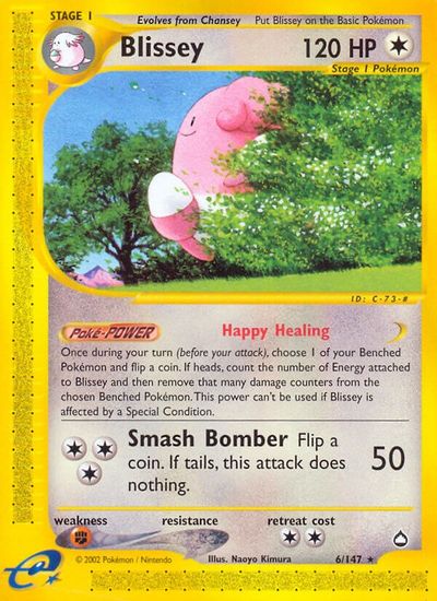 Blissey [Reverse Holo] #6