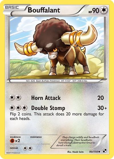 Bouffalant [Reverse Holo] #90