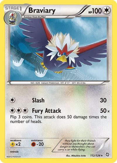 Braviary [Reverse Holo] #112