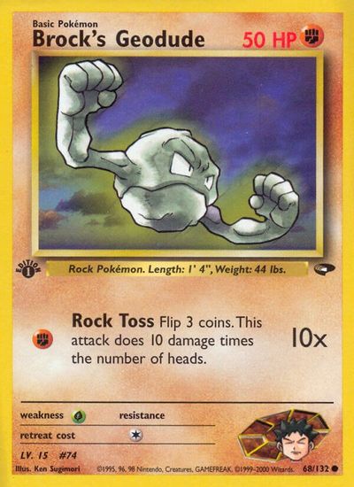 Brock's Geodude [1st Edition] #68