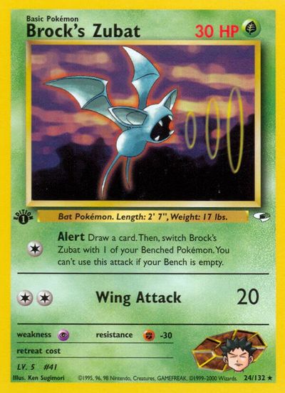 Brock's Zubat [1st Edition] #24