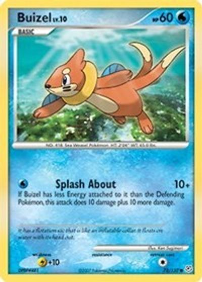 Buizel [Reverse Holo] #72