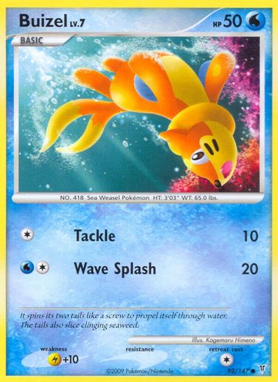Buizel [Reverse Holo] #92