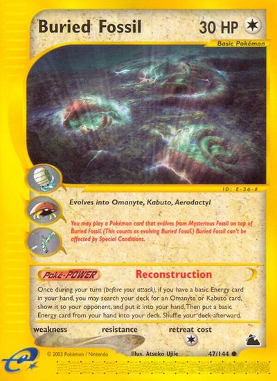 Buried Fossil [Reverse Holo] #47
