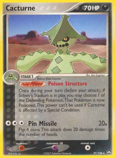Cacturne [Reverse Holo] #27