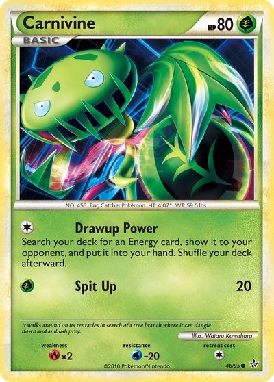 Carnivine [Reverse Holo] #46