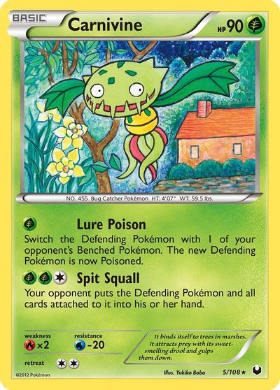 Carnivine [Reverse Holo] #5
