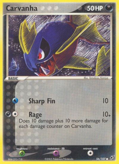 Carvanha [Reverse Holo] #56