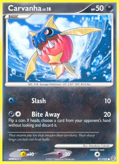 Carvanha [Reverse Holo] #81